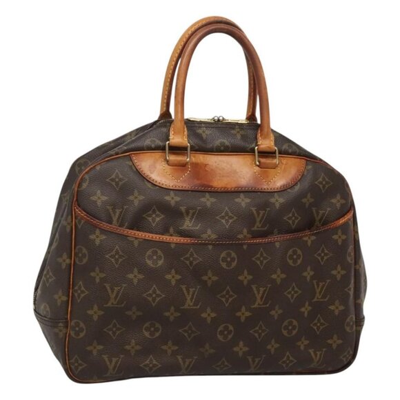 LOUIS VUITTON Monogram Deauville Hand Bag LV Auth - Picture 1 of 16